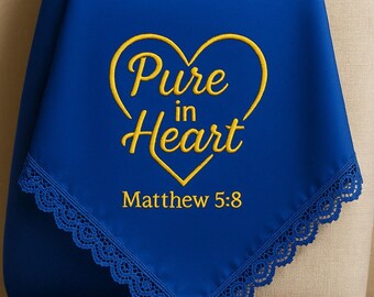 Pure in Heart – Satin Lap Scarf