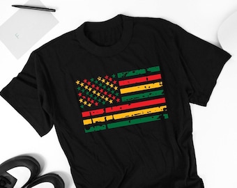 Juneteenth Celebration Flag Tee