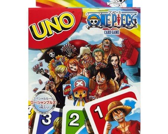 UNO One Piece Dragonball Pokemon Mixed Anime Card Game Family Party