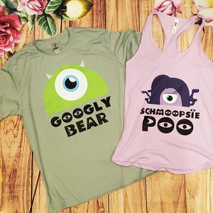 Googly Bear and Schmoopie Poo Couple Shirts