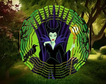 Maleficent Wind Spinner, Garden, Yard Decoration