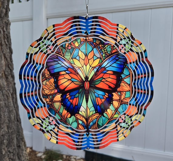 Vibrate Butterfly Wind Spinner, Garden Decoration