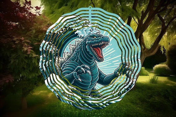 Godzilla King of Monsters Wind Spinner, Garden, Yard Decoration - Etsy