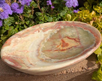 Onyx Stone Soap Dish 6.5