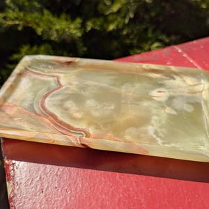 Groene onyx lade (7&quot;x4&quot;)