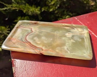 Onyx Tray / Stone 7.5&quot; Rectangle Dish