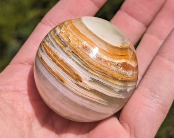 2" Small Green Onyx Sphere