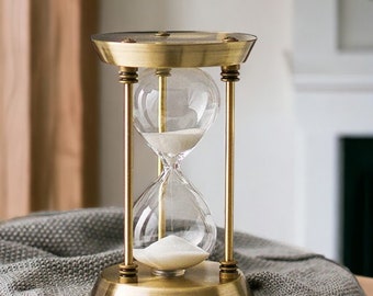 1/3/5/10/15/30 Retro Metal Sand Timer Vintage Hourglass Droplet Timer Hourglass Home Decoration Home Gift Nordic Hourglass Vintage Hourglass