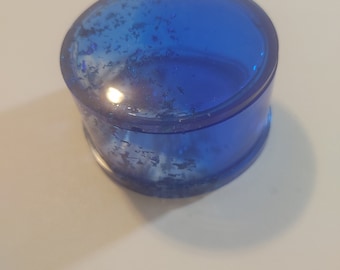 Circle Blue Jewelry Box