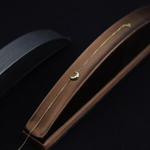 Croissant Cuff Bracelet Gold.