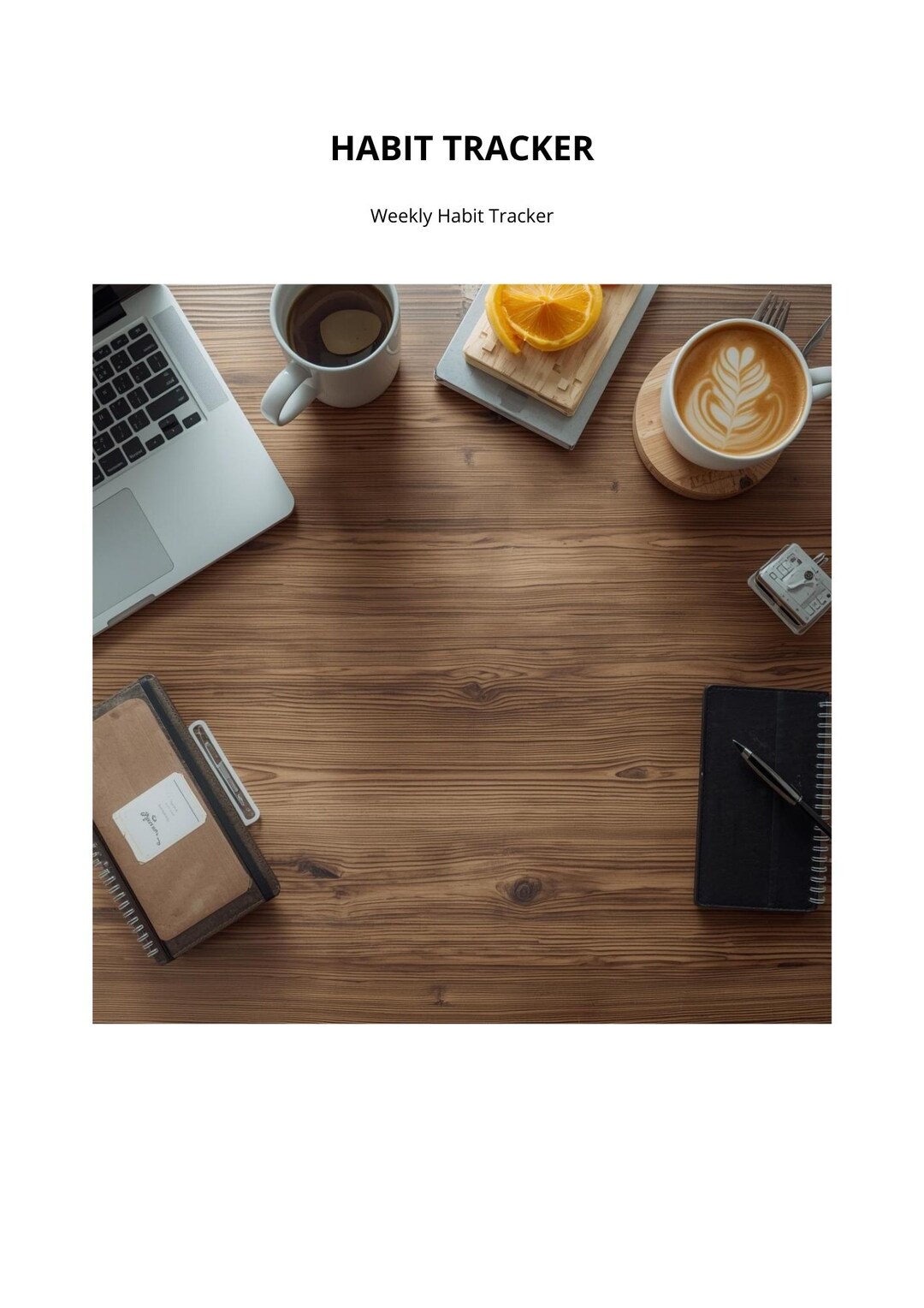 Weekly Habit Tracker Printable PDF | Habit Chart | Daily Routine | A4 ...
