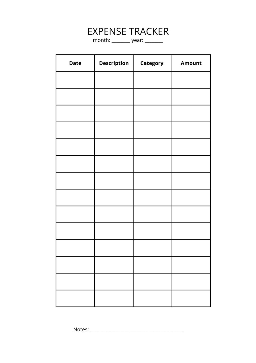 Mooe Expense Checklist.pdf Expense and Bills Tracker Printable – Monthly Expense Log & Bill ...