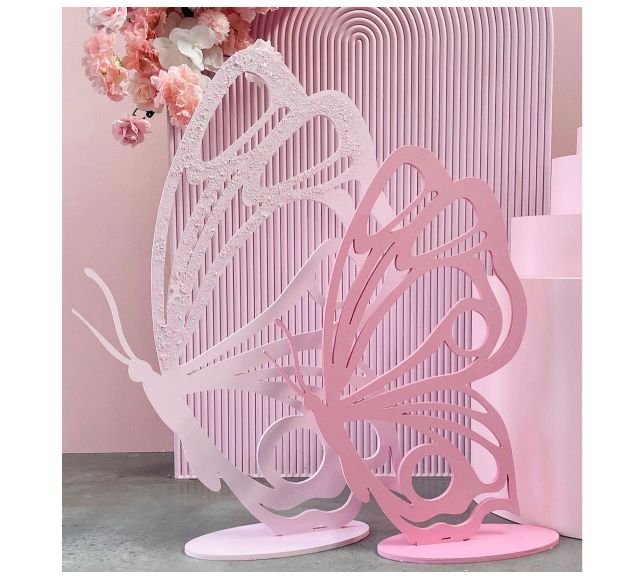 Wooden Butterfly Prop, Birthday Butterflies Party, Butterfly Princess ...