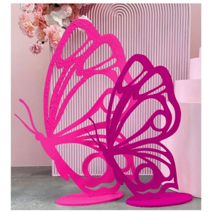 Wooden Butterfly prop, birthday butterflies party, butterfly princess, sweet sixteen party backdrop, wedding decorations, Butterfly theme