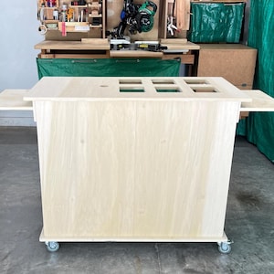 Heavy Duty Coffee Cart on Wheels with Bottom Shelf and Side Tables, Folding Vendor Cart, Mobile Catering Cart, Commercial Display Stand