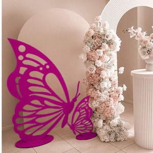 Wooden Butterfly for party decoration, Butterfly theme, kids party backdrop, butterfly princess, wood butterflies prop, party decorations