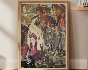 Cartel de Palestina No 15, Impresión de Palestina, Impresión de arte palestino, Arte de la pared de Palestina, Decoración de la pared, Cartel de viaje, Medio Oriente, Palestina