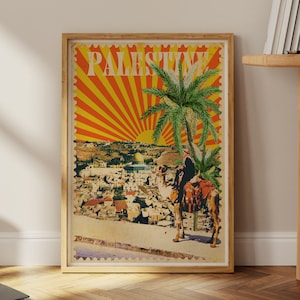 Póster de Palestina n.° 1, impresión de Palestina, impresión artística de Palestina, arte mural de Palestina, decoración de pared, póster de viaje, Oriente Medio, Palestina