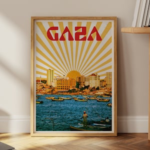 Palästina Poster Nr. 13, Palästina Print, Palästina Kunstdruck, Palästina Wandkunst, Wanddekoration, Reiseposter, Naher Osten, Ozean Kunst