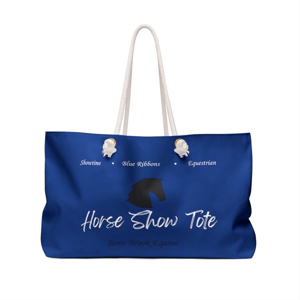 Large Tote Bag, Weekender Bag, Equestrian Bag, Horse Show Tote, Horse Show Bag, Duffel Bag, Everything Bag