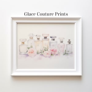 Perfumes and Pink Roses | Digital Download | Printable Wall Art |