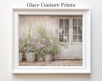 Rustic Wildflower Garden | Digital Download | Printable Wall Art |