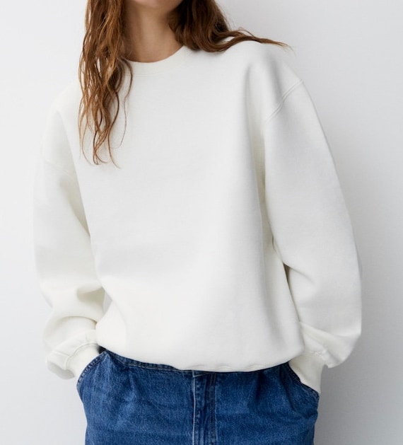Solid colour sweatshirt hotsell