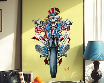 Grateful Dead – wydruk artystyczny