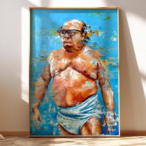 Danny Devito Pintura a Óleo Impressão Artística