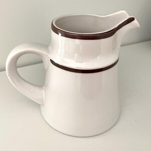 Vintage Noritake Creamer - Japan - Brown Trim