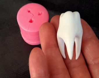 Molde de silicona para dientes: jabón hecho a mano, resina, arcilla