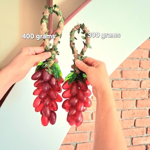 Handmade Grape Soap on a Rope: Unique Bathroom Decor