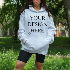 1567 Hoodie mockup Womens Comfort Colors Hoodie mock ups White hoodie mockup Outdoor