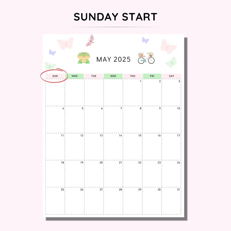 2025 Printable Monthly Calendar Portrait Monthly Planner With Photos ...
