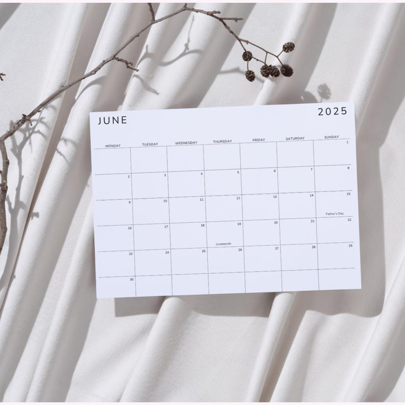 Calendar 2025 Landscape 