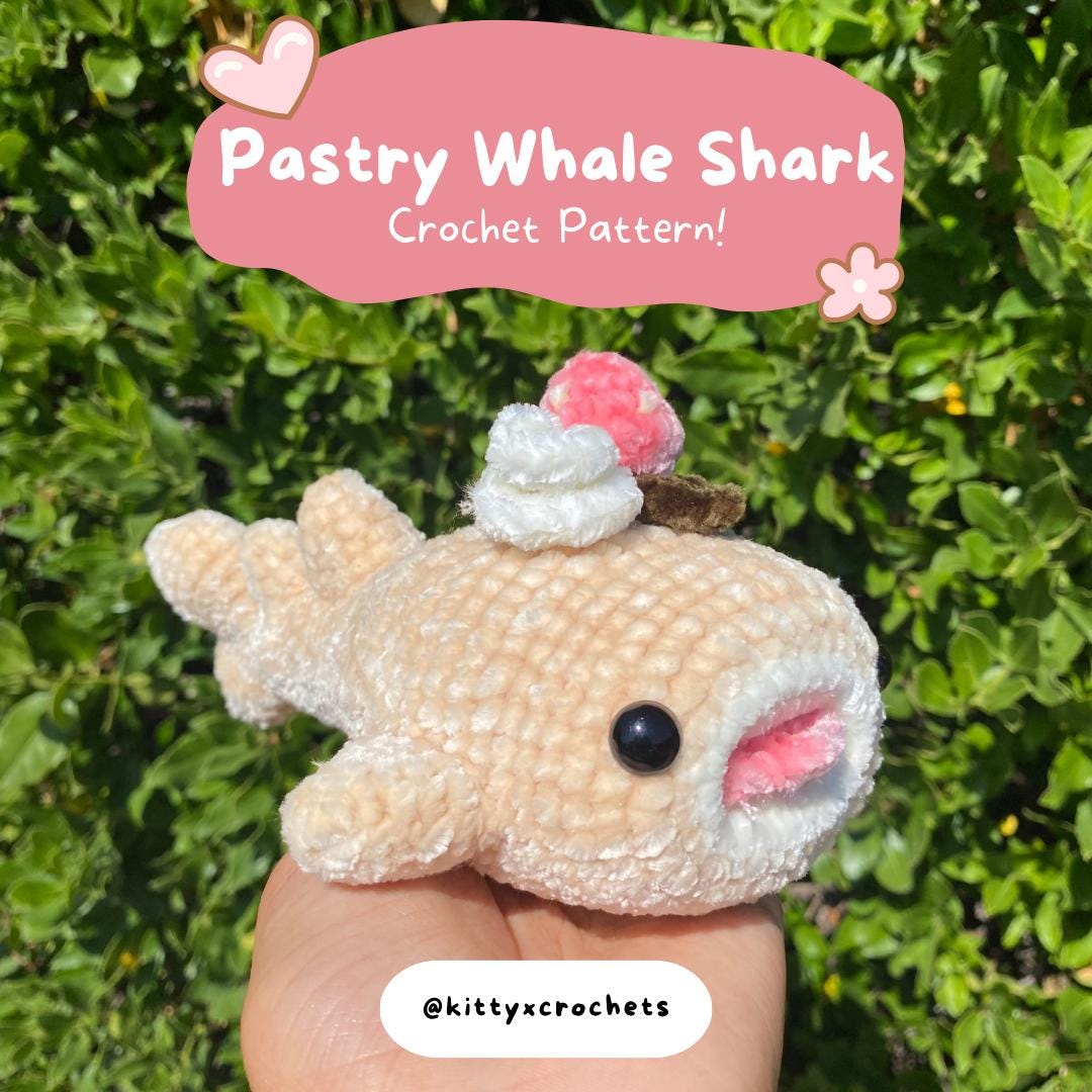 25 Whale Shark Crochet Patterns for Ocean-Loving Makers 20 Pastry Whale Shark Crochet