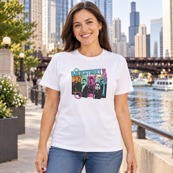 Backstreet Boys Concert T-Shirt, Retro 90s Pop Graphic Tee
