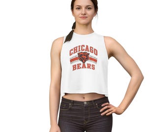 Chicago Bears Crop Top, Women’s Chicago Football Tank