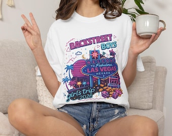 Backstreet Boys Las Vegas Concert 2026 T-Shirt, Retro Graphic Tee