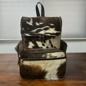 Rindsleder-Windel-Rucksack-Tasche | Handmade Haarspange auf Rindsleder Rucksack Tasche | Natürliche Rindsledertasche | Schulter Rucksack Tasche Geschenk für ihre Westerntasche