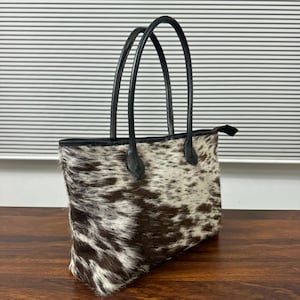 Rindsleder Tragetasche Geldbörse Rindshaar auf Tragetasche Natürliche Rindsleder Tragetasche Rindsleder Schultertasche Westerntasche Leder Tragetasche Weihnachtsgeschenk
