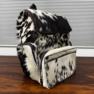 Handgefertigte Rindsleder Rucksack Tasche Rindsleder Rucksack Tasche Rindsleder Umhängetasche Western Rucksack Tasche Hairon Hide Bag Reisetasche für Mama Geschenk