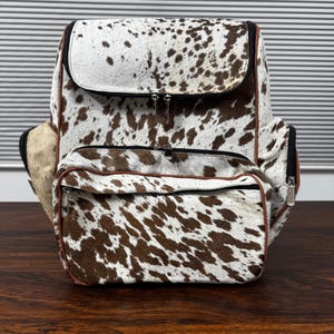 Authentische Windel Rucksack-Beutel Rindleder Haaron Rucksack-Beutel Rindsleder Umhängetasche Western Rindsleder Rucksack-Tasche Westerntasche Geschenk