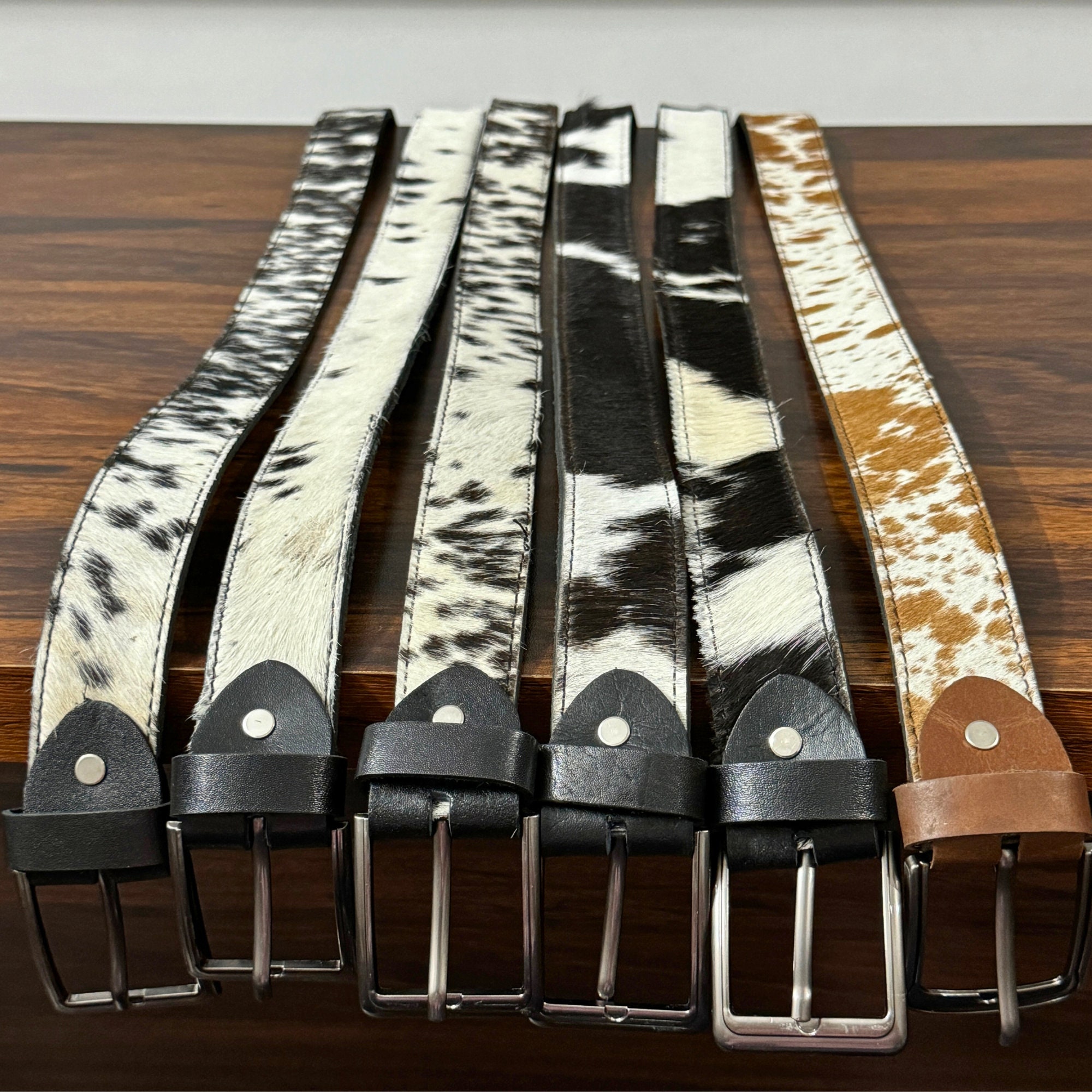 マメクロゴウチ Cow Hide Leather Narrow Belt Cow Hide Leather Narrow Belt - grey - Mame Kurogouchi