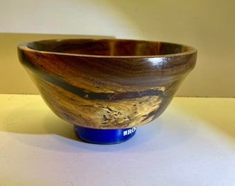 Hand crafted walnut bowl