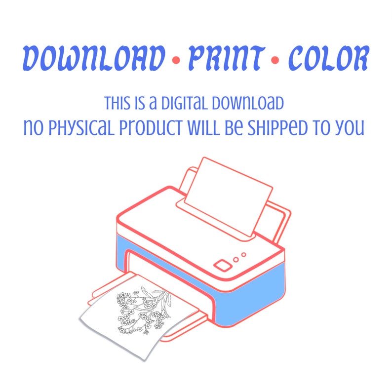 Poppy Coloring Pages, Set of 3, Poppies, Hand Drawn Flowers,floral