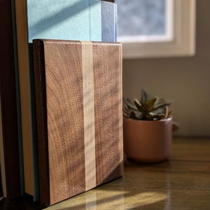 Walnut & Maple Bookends for Home Library or Office