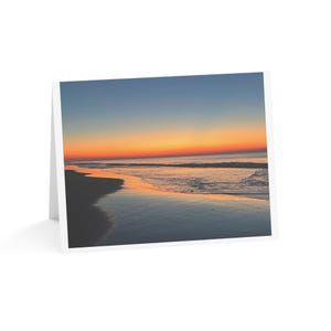 Greeting Cards (1, 10, 30, and 50pcs) - Nature - Beach - Sunrise - Ocean - Card - Scenic