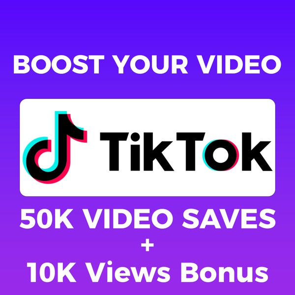 50 000 enregistrements vidéo TikTok - 50 000 enregistrements vidéo TikTok + 10 000 vues en bonus TikTok - Augmentez le nombre de vues TikTok - Livraison rapide - Croissance instantanée