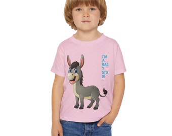 t-shurt with donkey Gifts for boys and girls, T-shirt with donkey for children